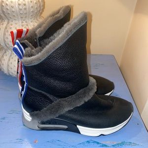 ASH Faux Fur & Leather Boots / Sneakers